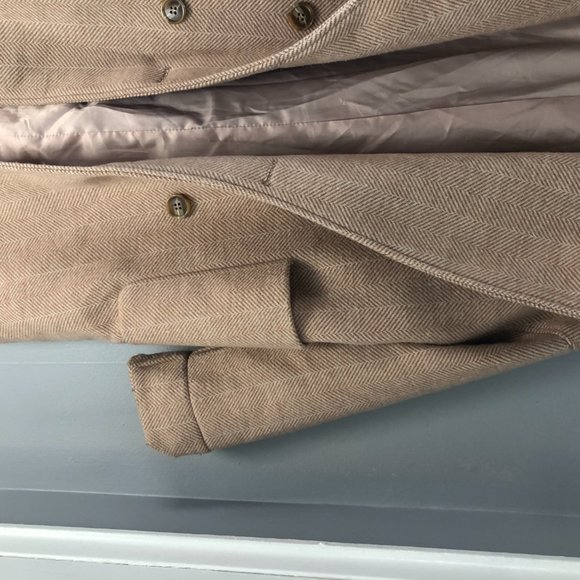 Mishow Wool Coat Knee Length Button Front Small - Picture 5 of 16